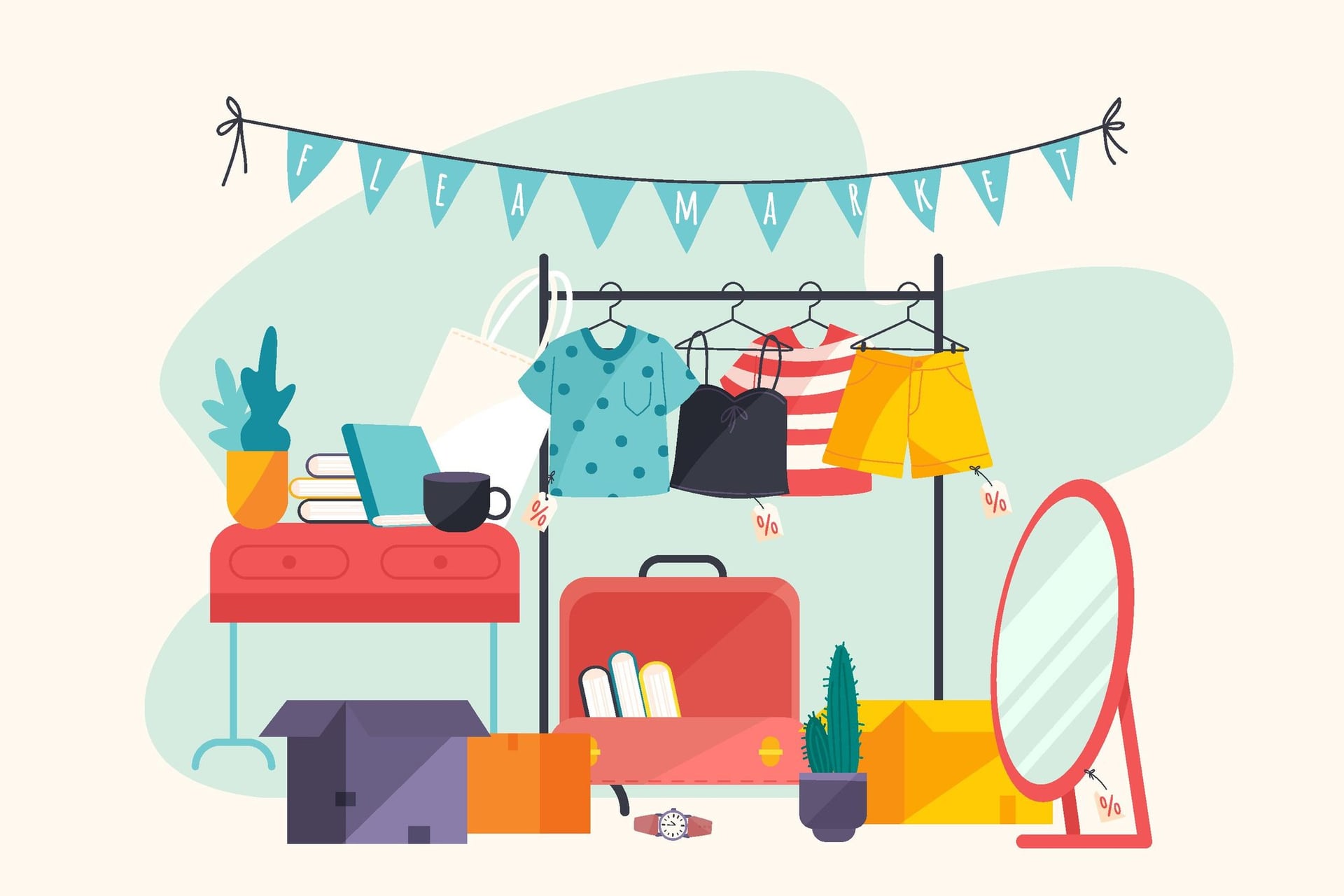 Brocante et vide-greniers