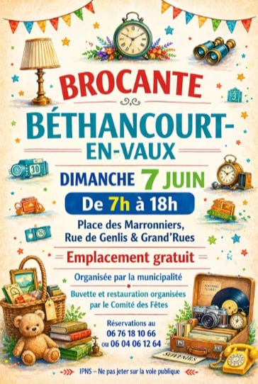 Brocante de Béthancourt-en-Vaux
