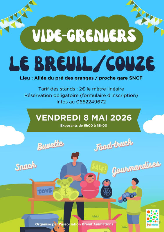 Vide grenier du 8 mai