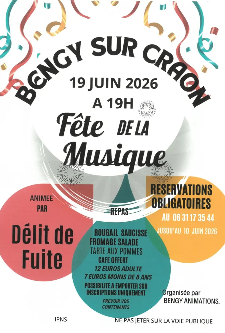 Fête de la Musique à Bengy-sur-Craon