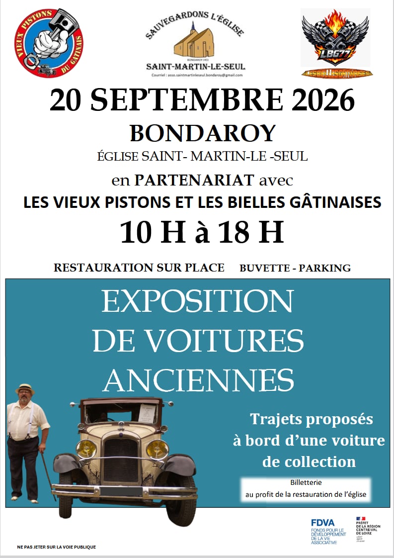 JEP - Visite église Saint-Martin-le-Seul et tour en voiture
