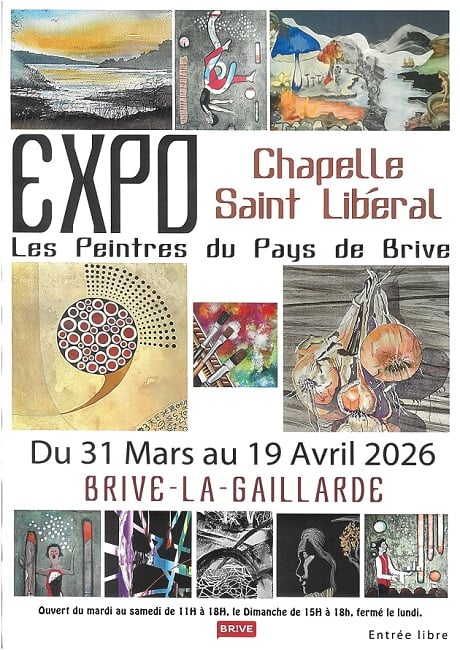 Exposition: Les Peintres du Pays de Brive (Chapelle Saint Libéral)