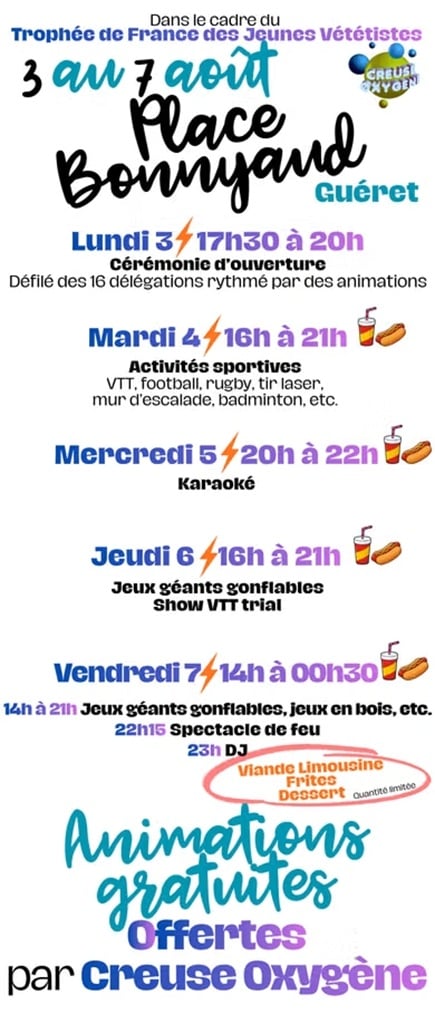 Trophée de France des jeunes vététistes : jeux gonflables et show vtt