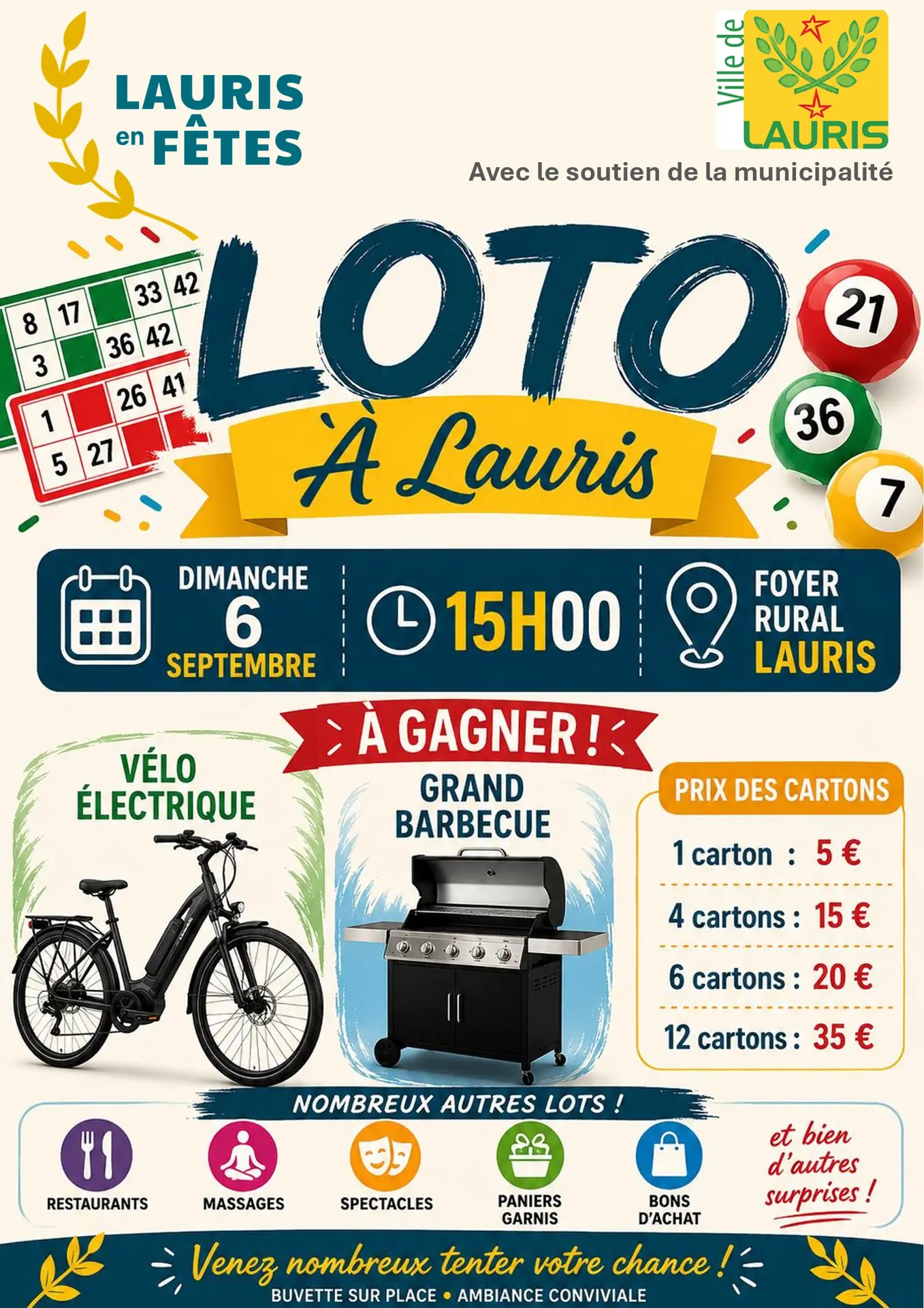 Grand Loto de Lauris en fêtes