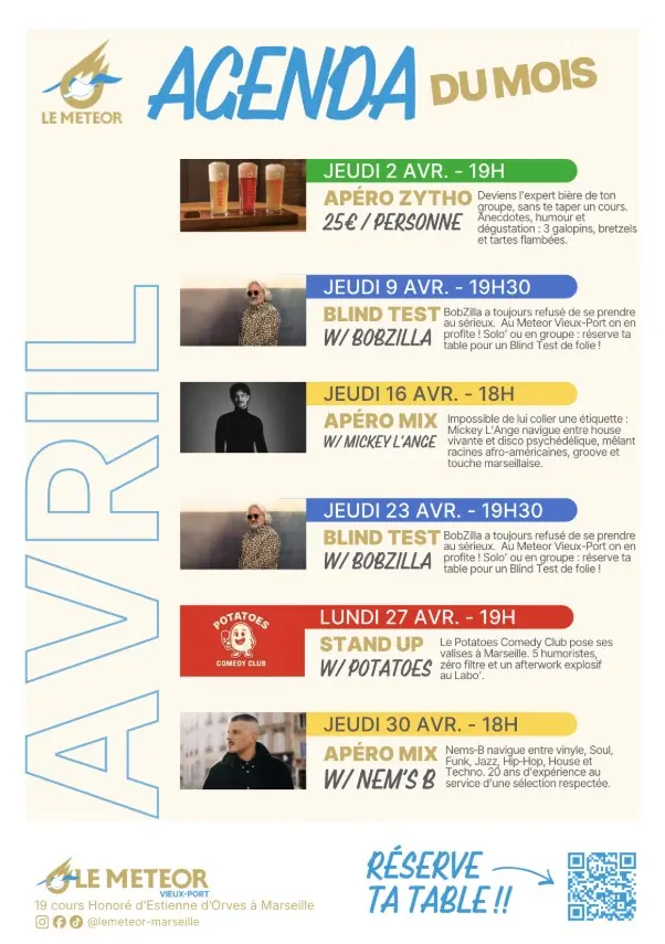 Apéros zythos au Météor