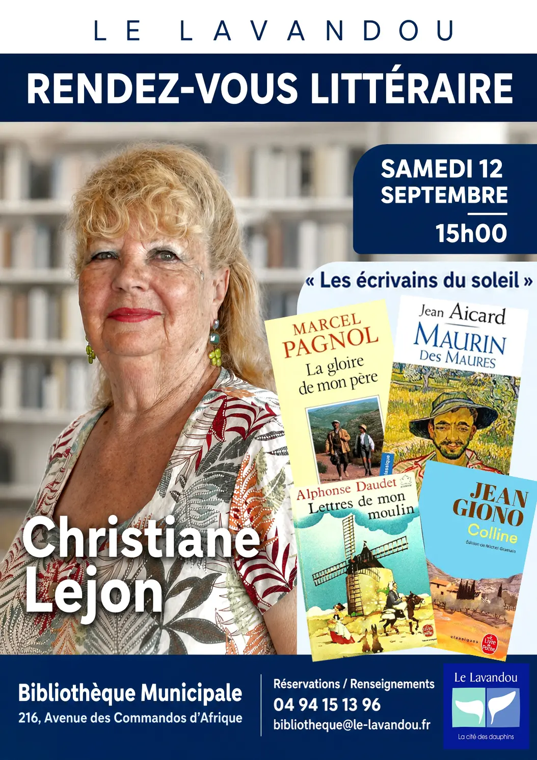 Rendez-vous littéraire avec Lejon Christiane