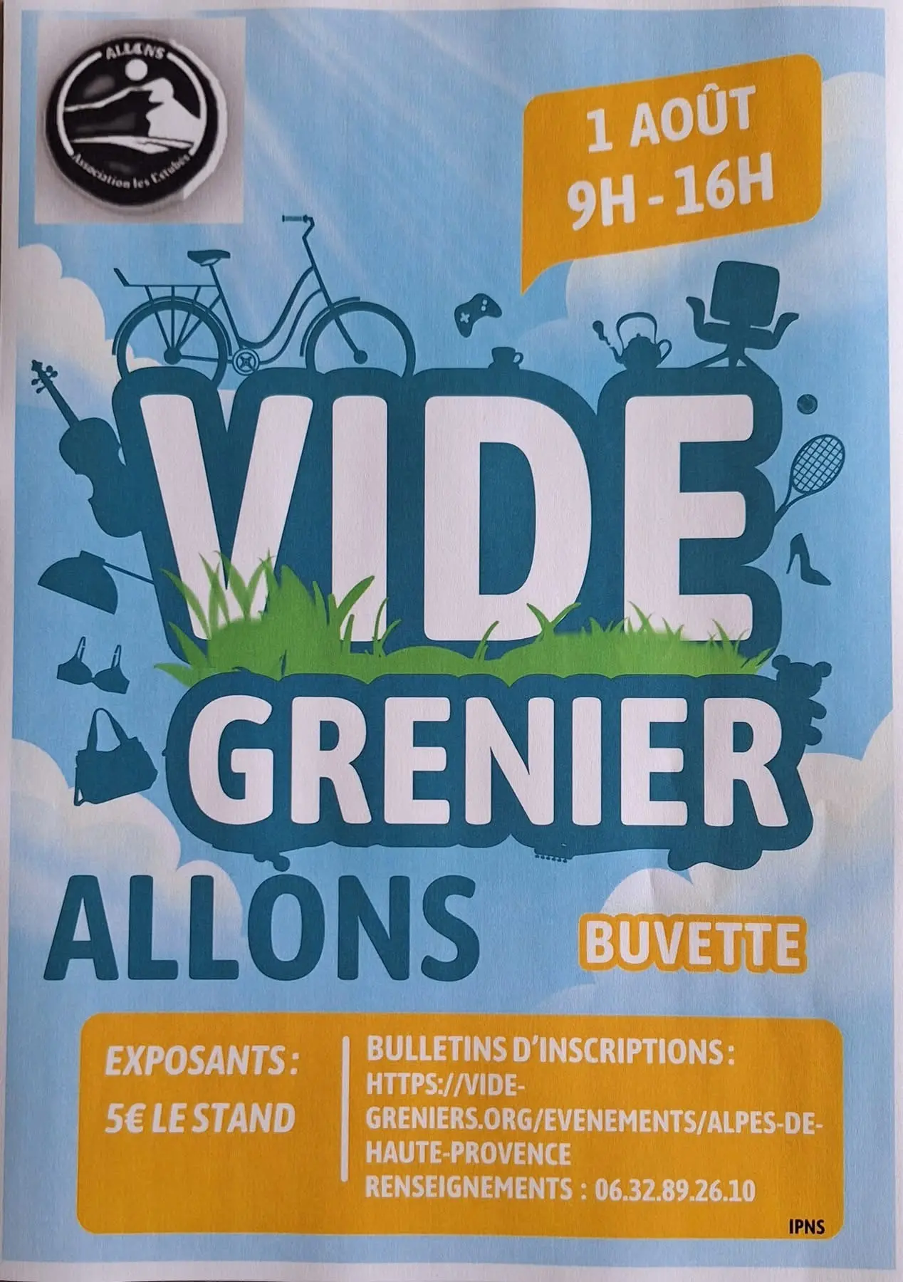 Vide grenier à Allons