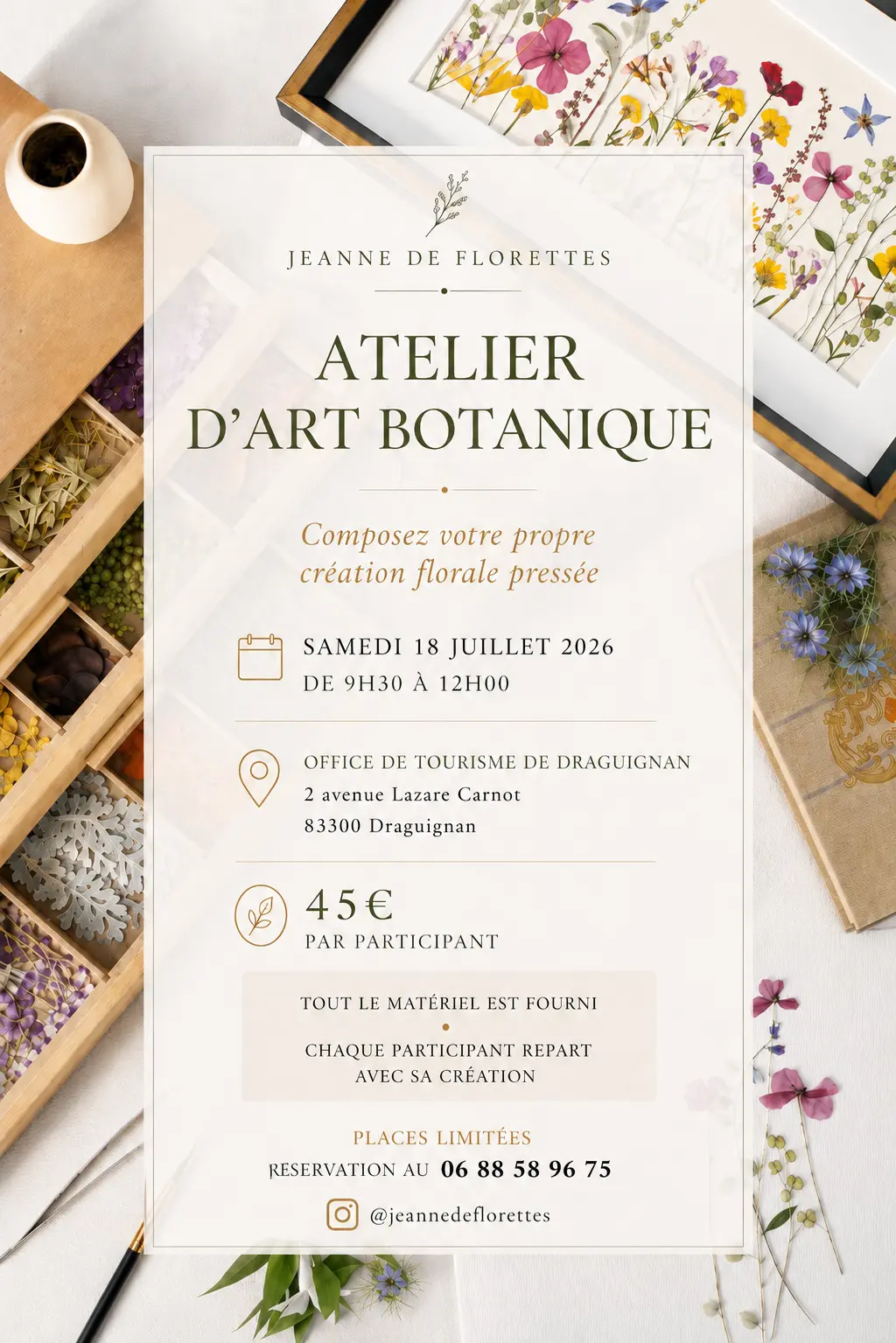 Atelier d'art botanique
