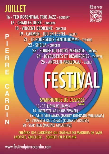 Festival Pierre Cardin "cinéma"