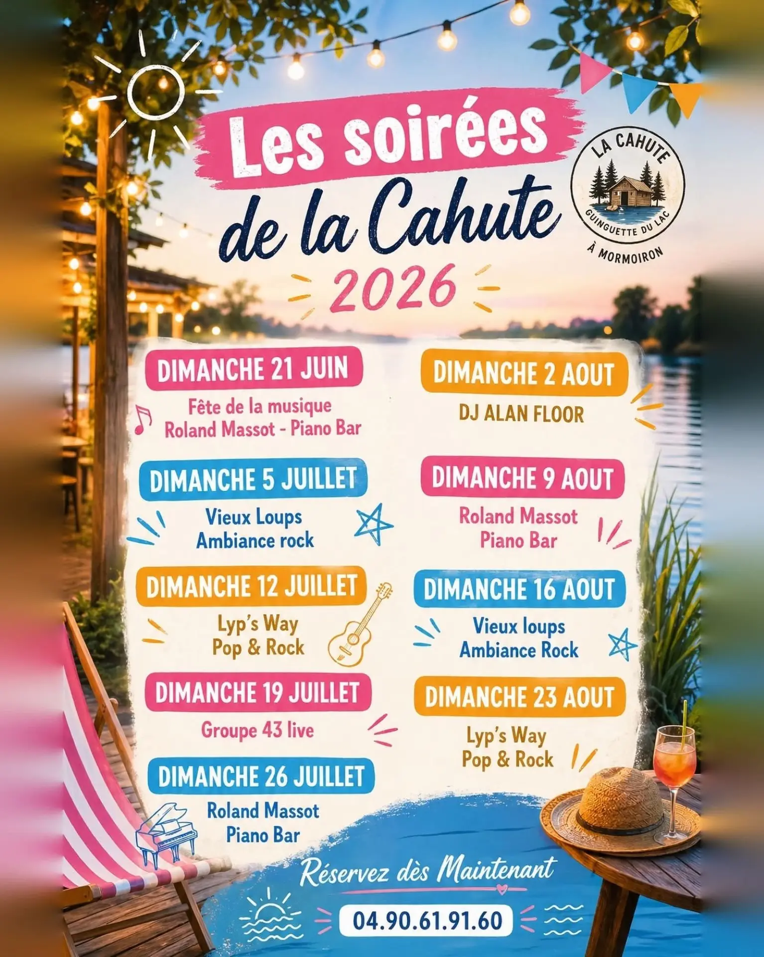 Les soirées d'été à la Cahute