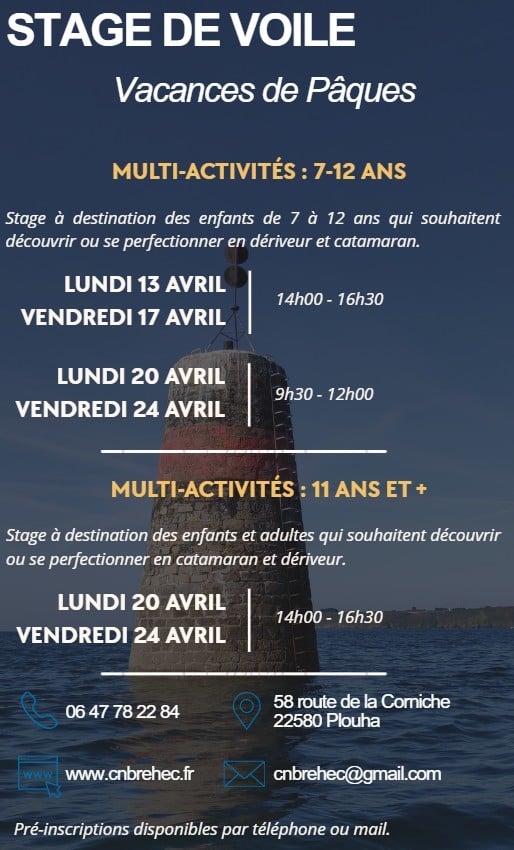 Stages de voile