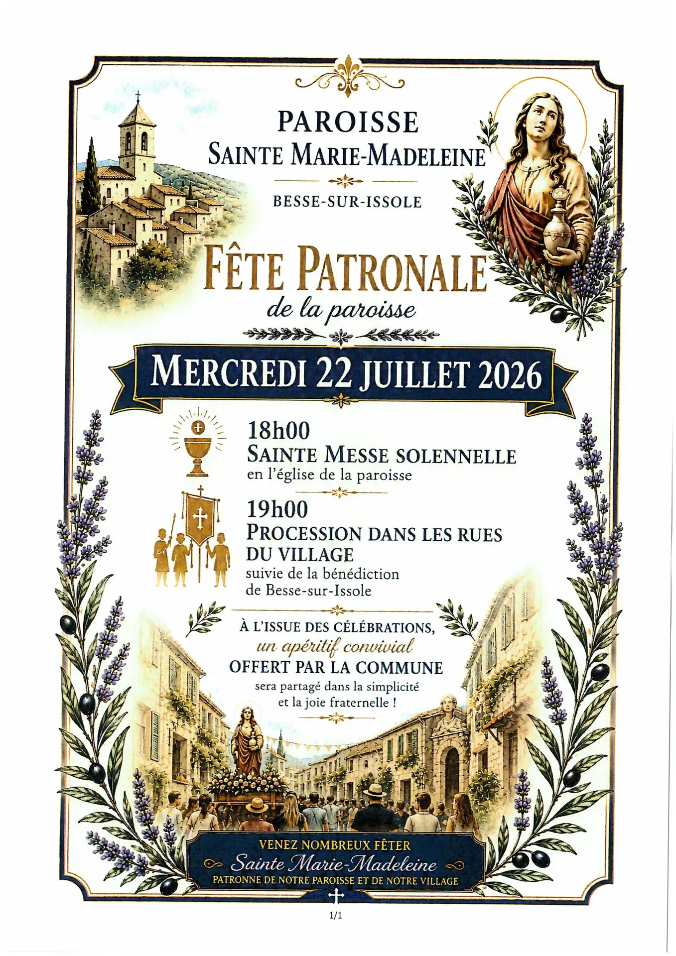 Fête patronale de la paroisse