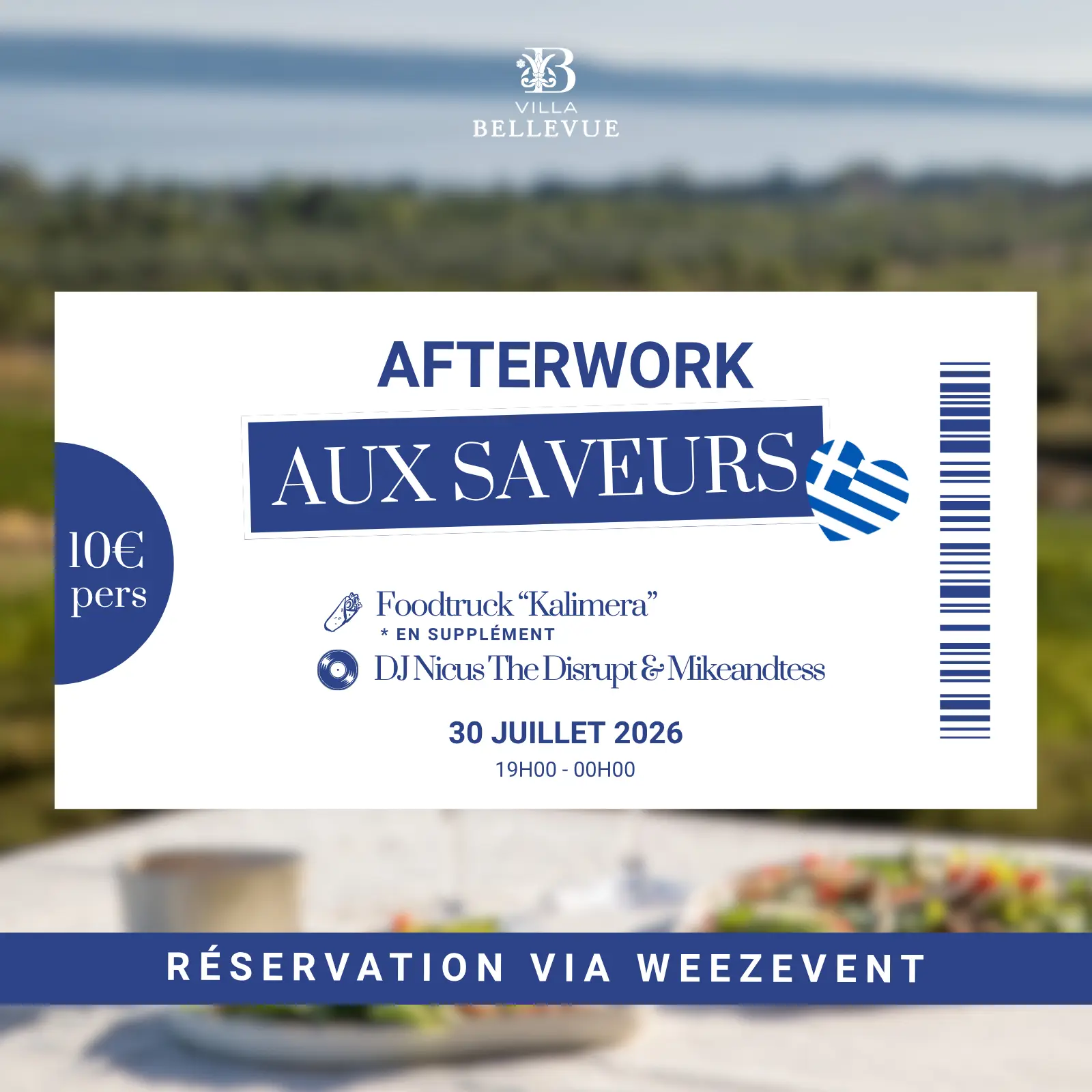 Afterwork aux saveurs de la Grèce