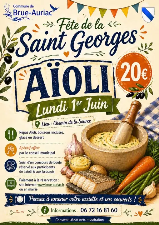 Repas : Aïoli | Fête de la Saint Georges