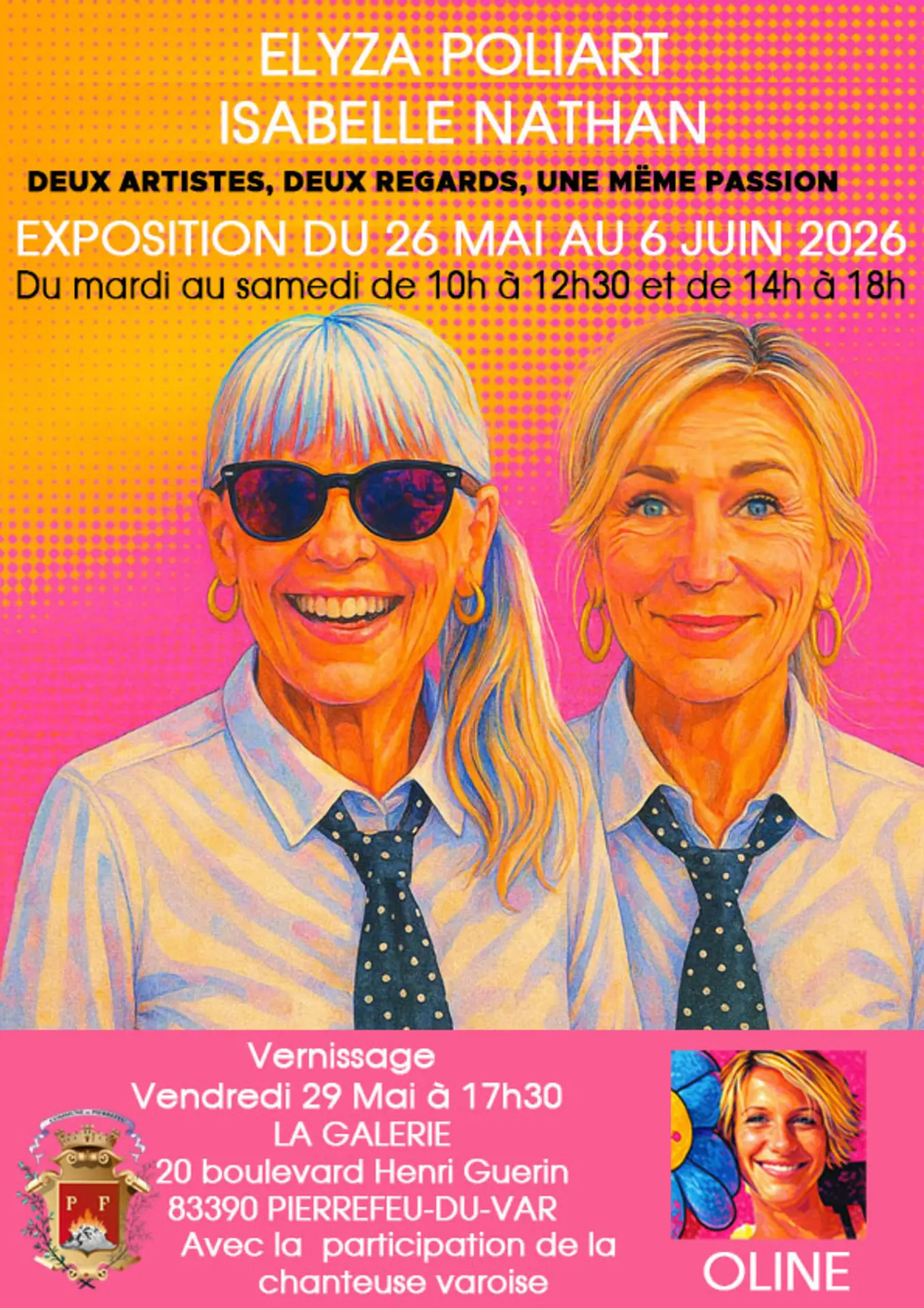 Exposition : Elysa Poliart et Isabelle Nathan