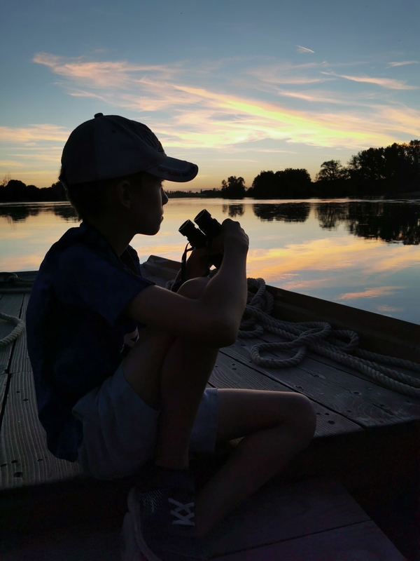 Balade Loire : La Loire au crépuscule