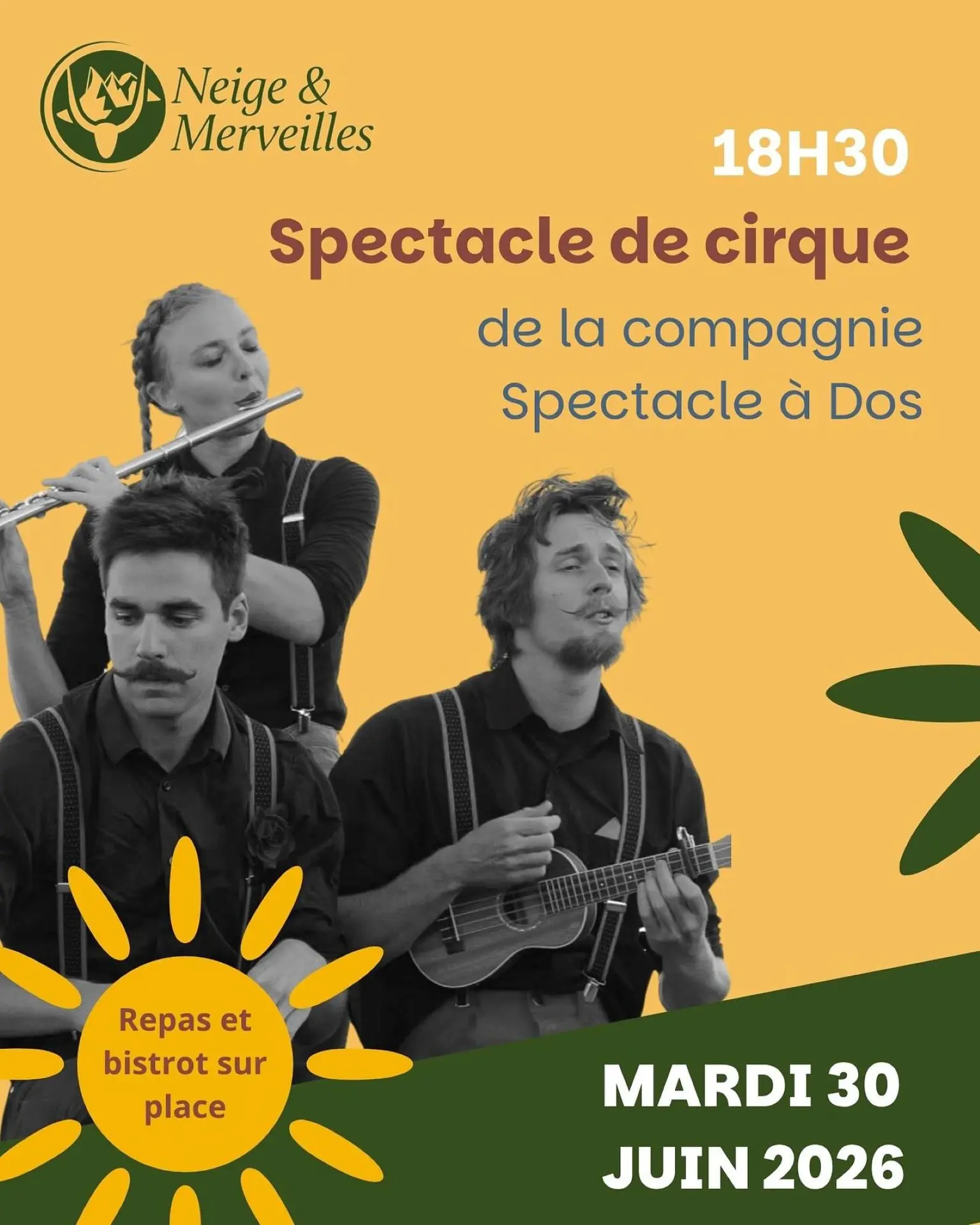 Spectacle de cirque à Neige & Merveilles