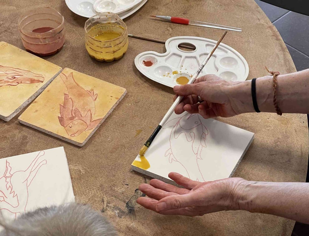 Atelier d'initiation à la fresque antique