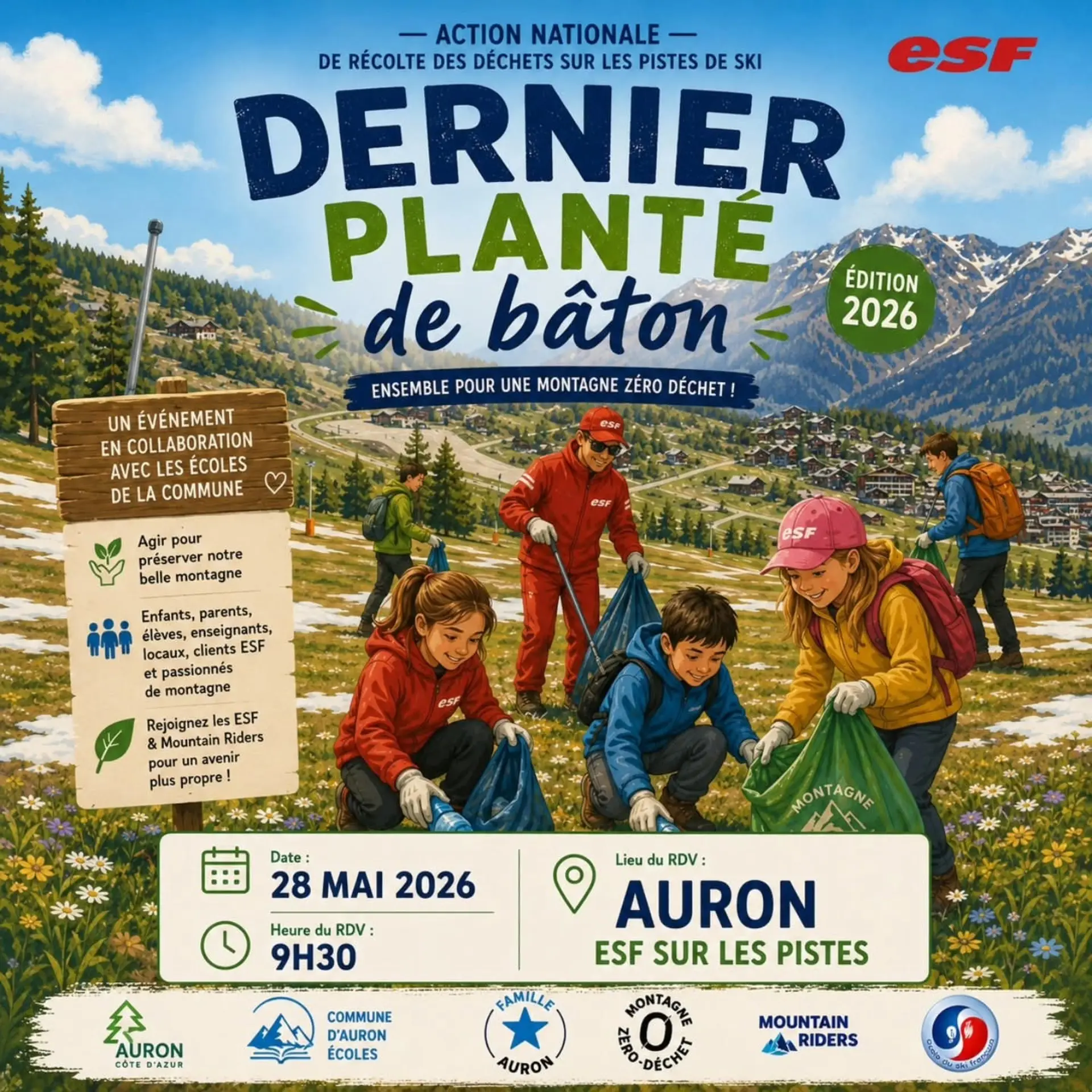 Dernier Planter de Bâton de la saison
