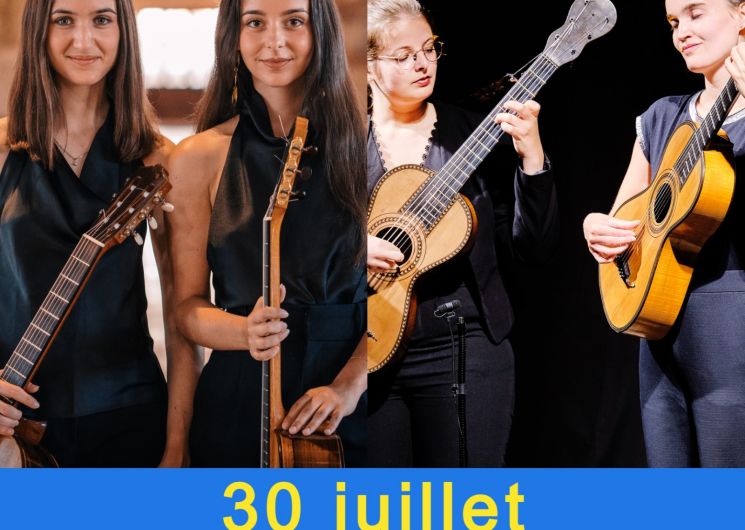 Festival le Temps des Guitares : Soirée DUOS de guitares classiques et romantiques