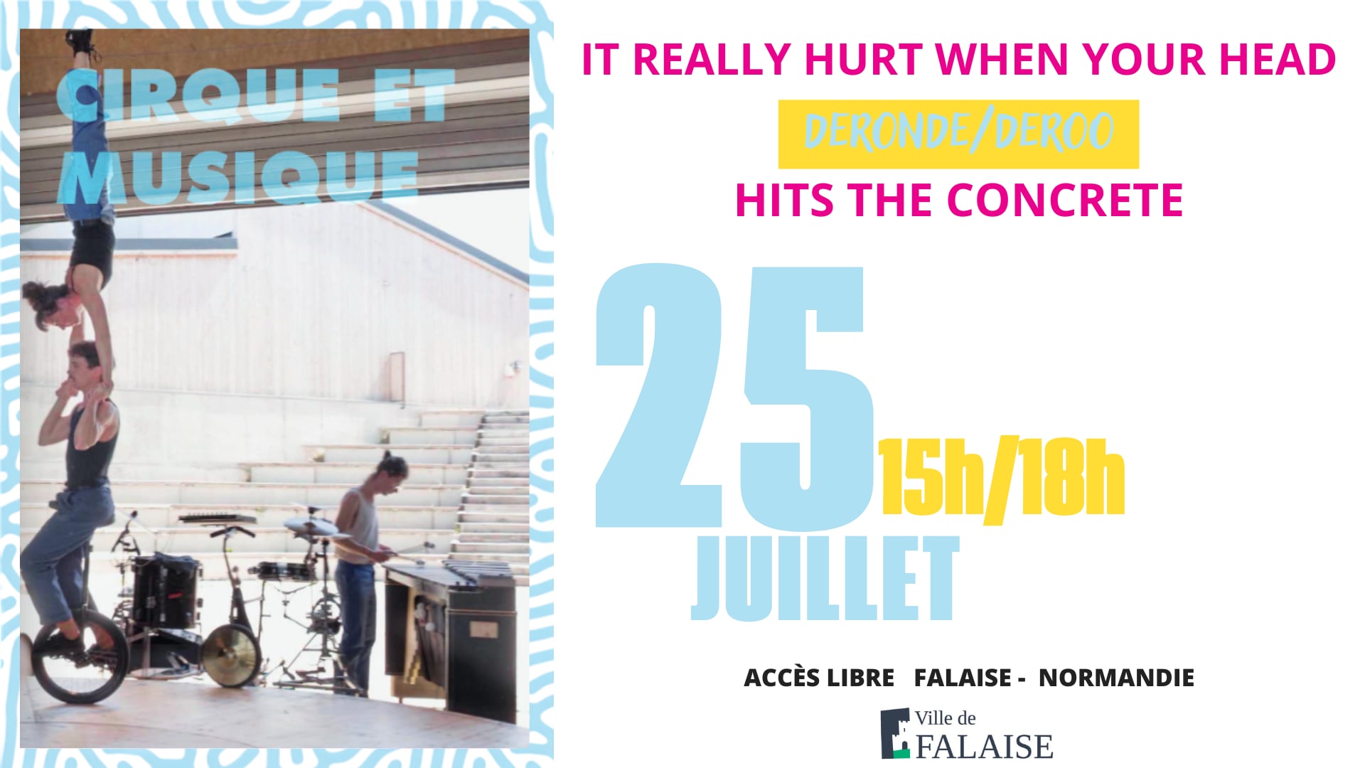 Festival les Faltaisies : It really hurt when your head hits the concrete | Deronde/Deroo