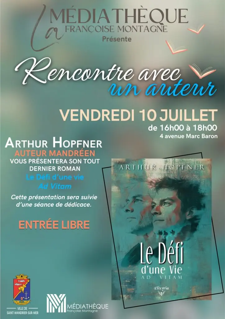 Rencontre auteur / lecteur avec Arthur HOPFNER