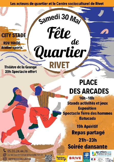 Fête de quartier (Place des Arcades)