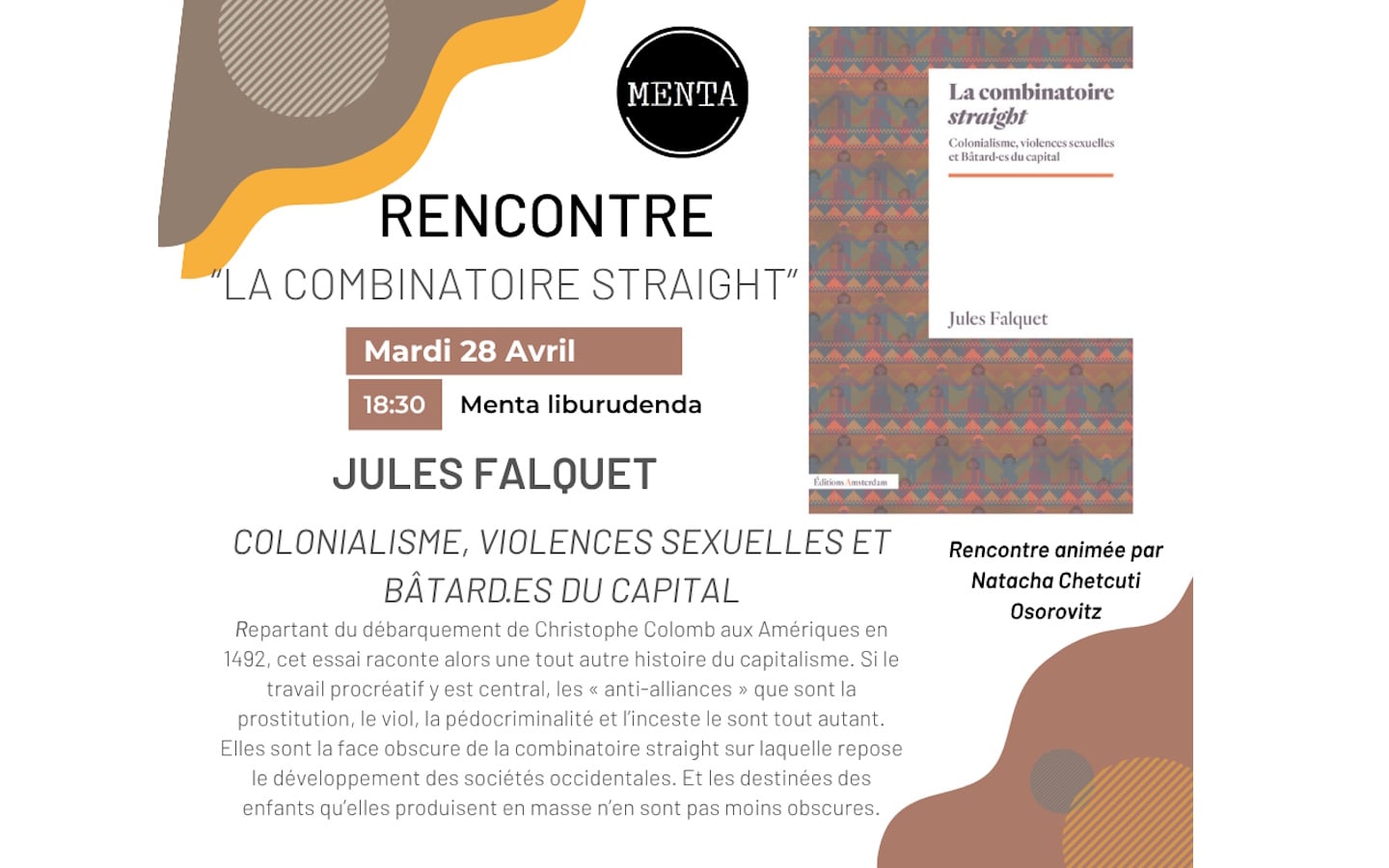 Rencontre "Le combinatoire straight"