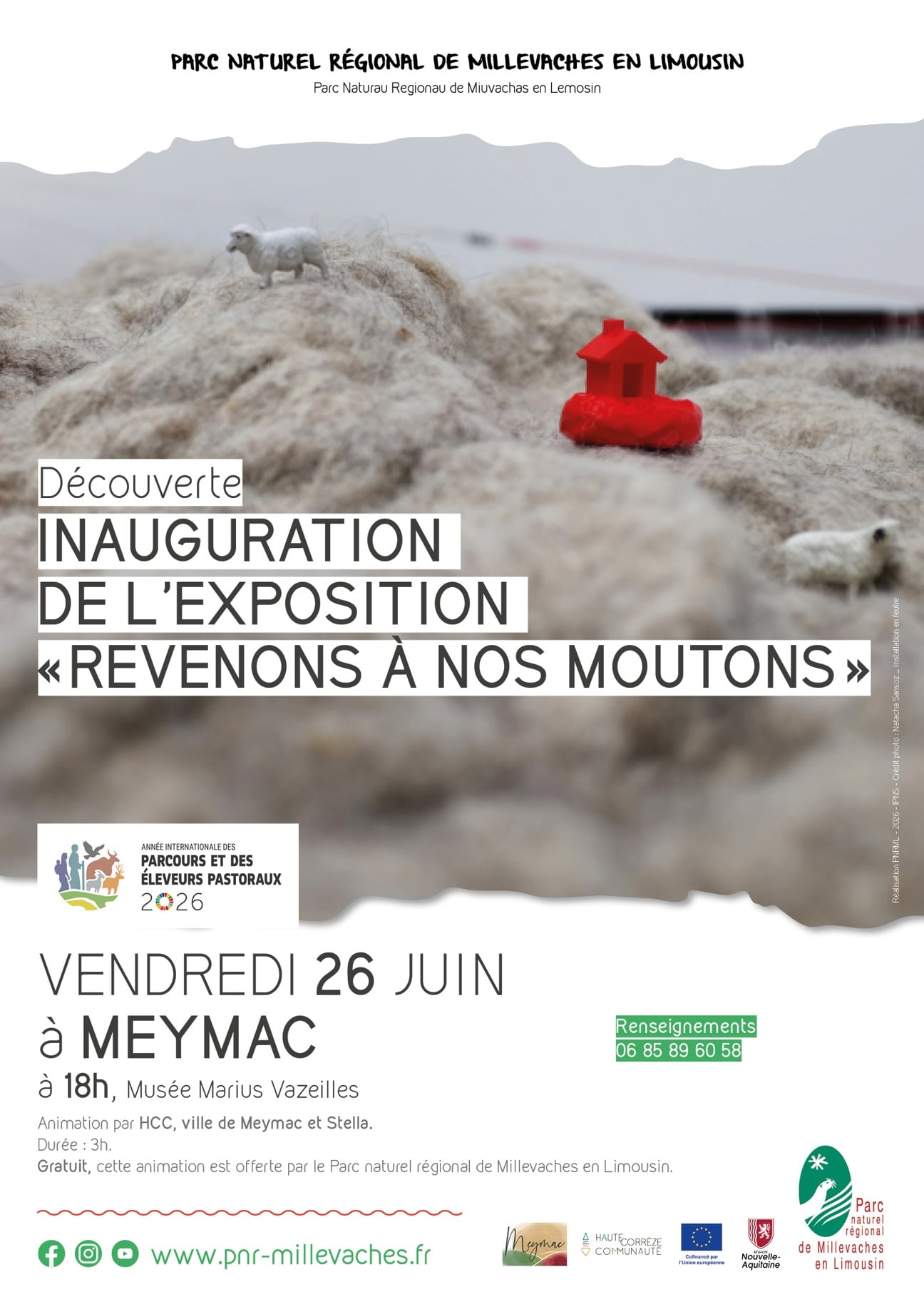 Inauguration de l'exposition "Revenons à nos moutons"
