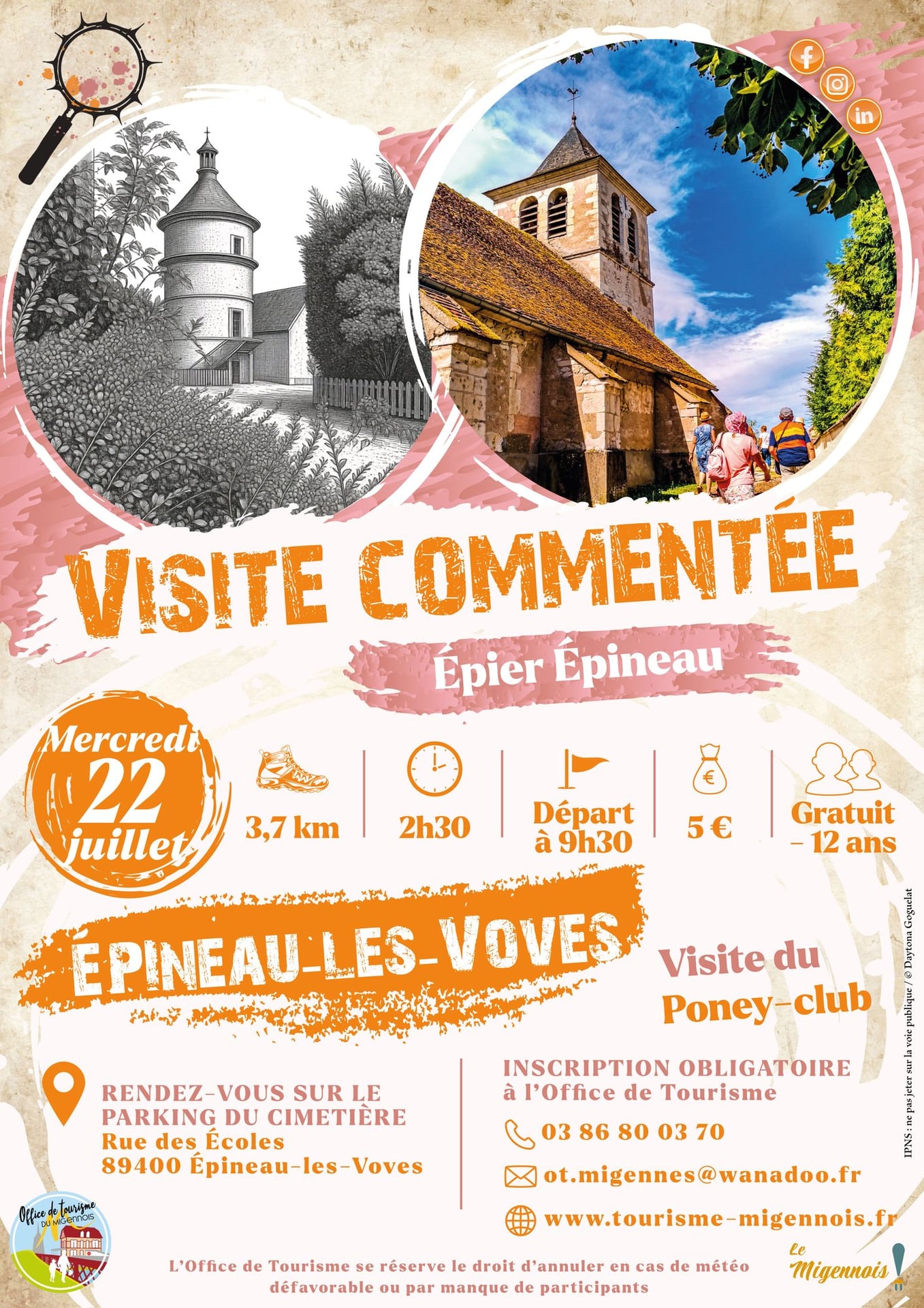Visite commentée - Épier Épineau