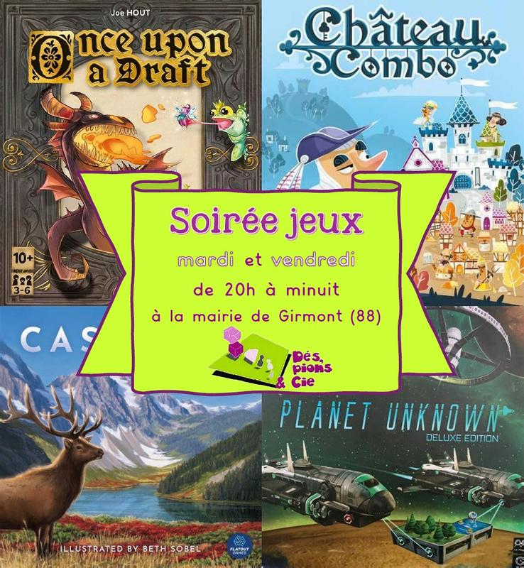Soirées jeux de société