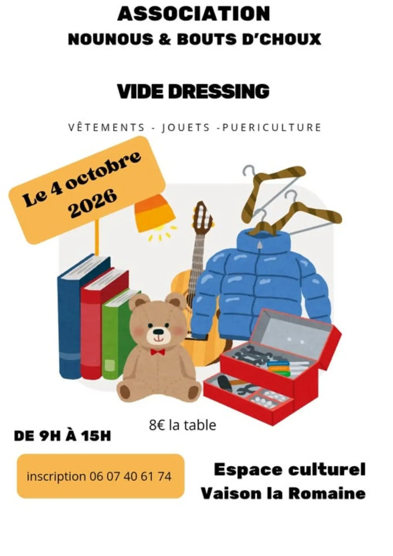Vide dressing - Association Nounou & Bout'choux