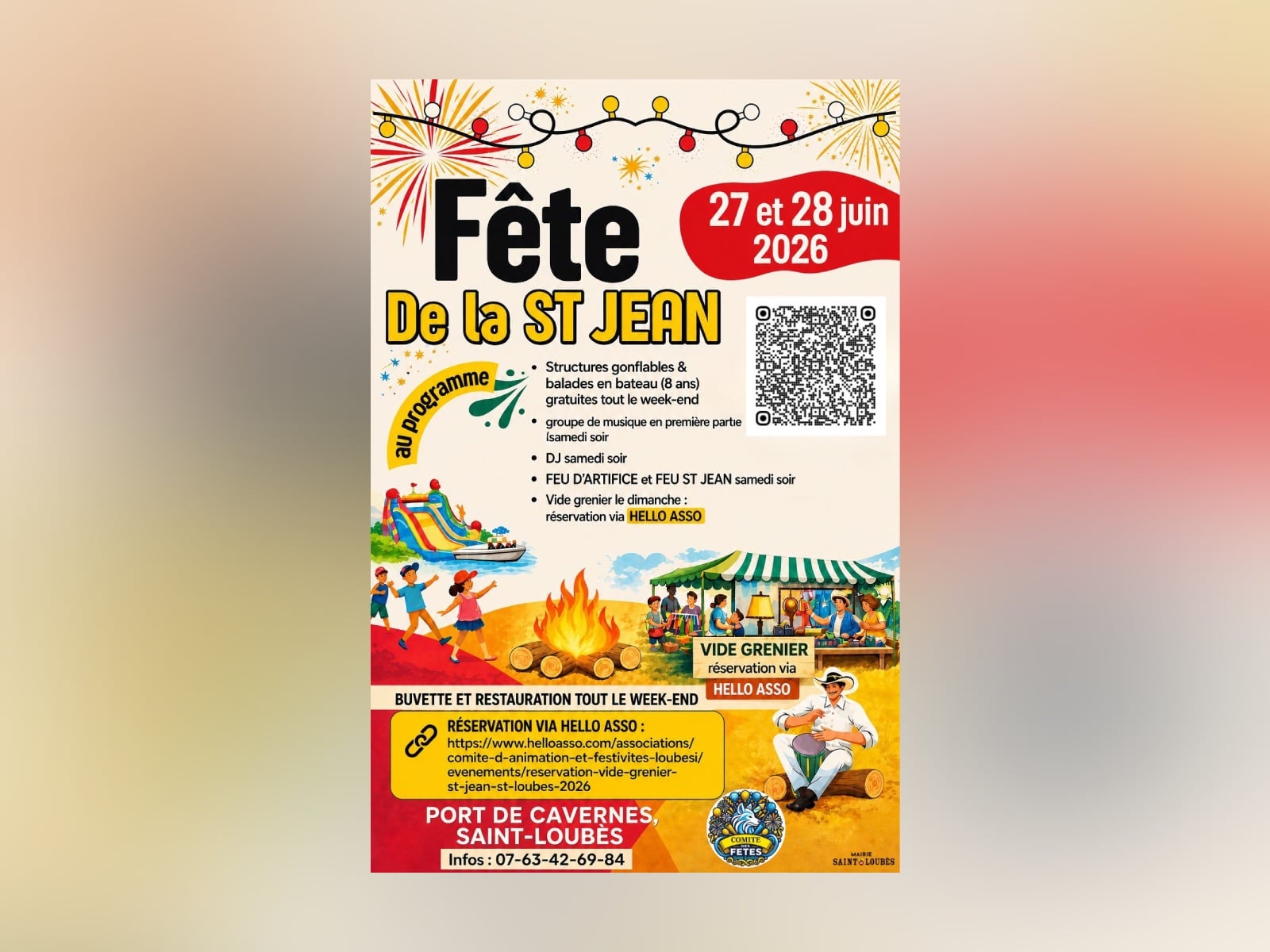 Fête de la Saint-Jean au port de Cavernes