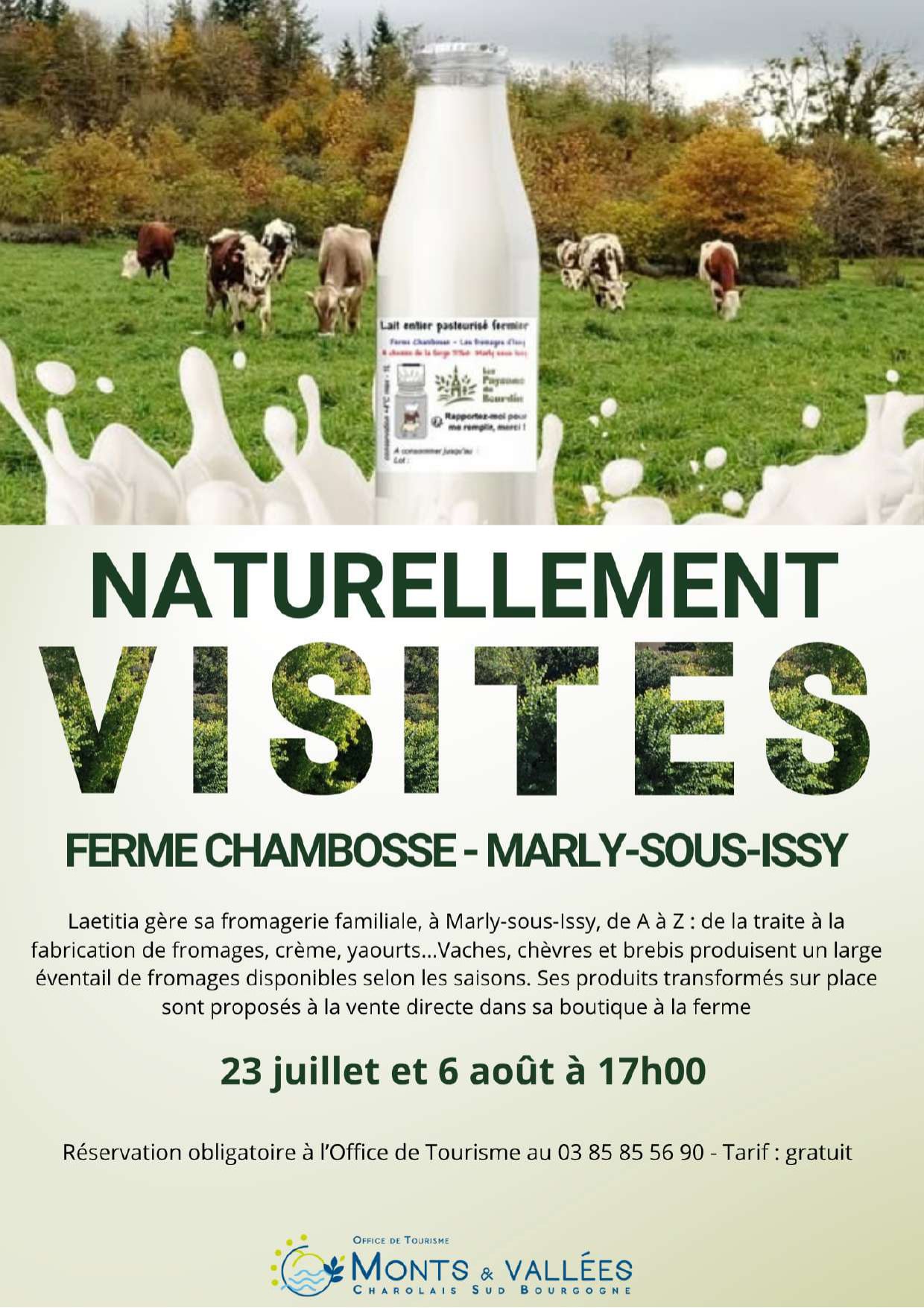 Naturellement visites : Visite de la ferme  Chambosse