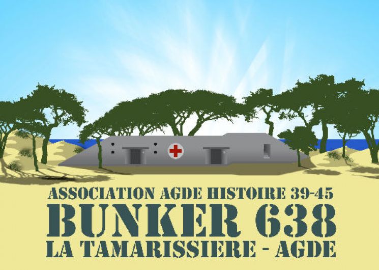 Visite des bunkers de la Tamarissière