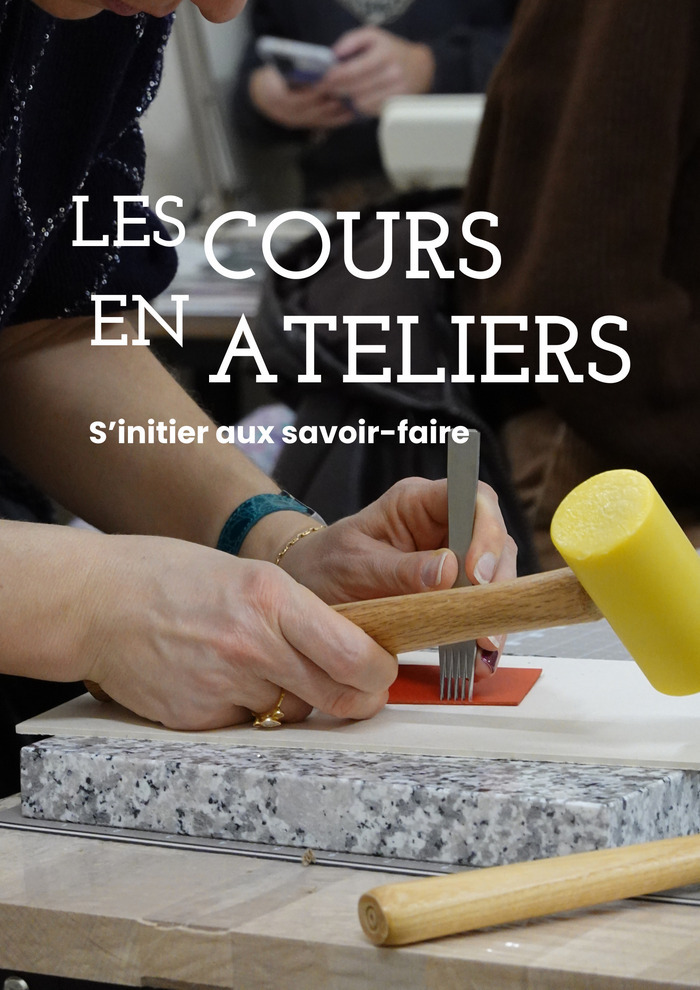 Cours d'initiation à la maroquinerie