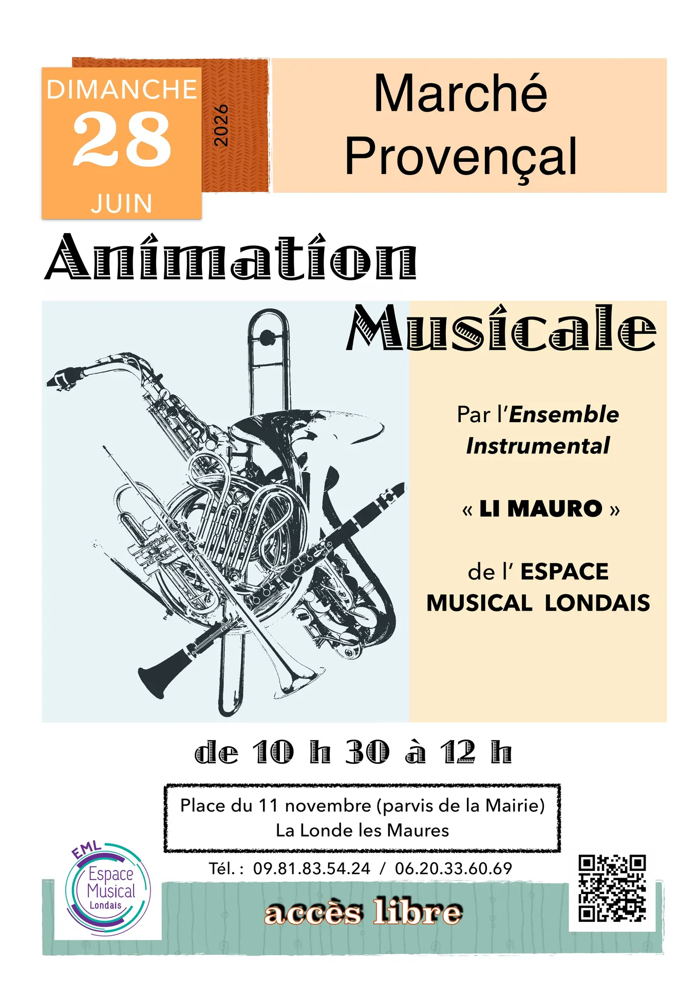 Animation musicale par "Li Mauro" de l'Espace Musical Londais