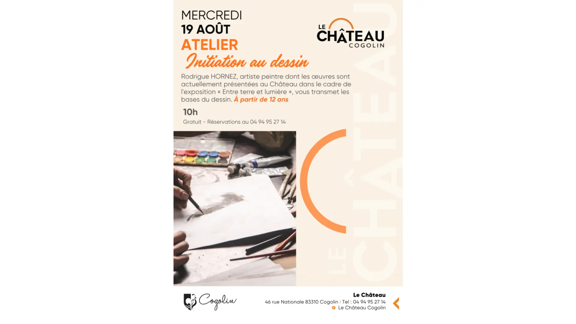 Atelier d'initiation au dessin