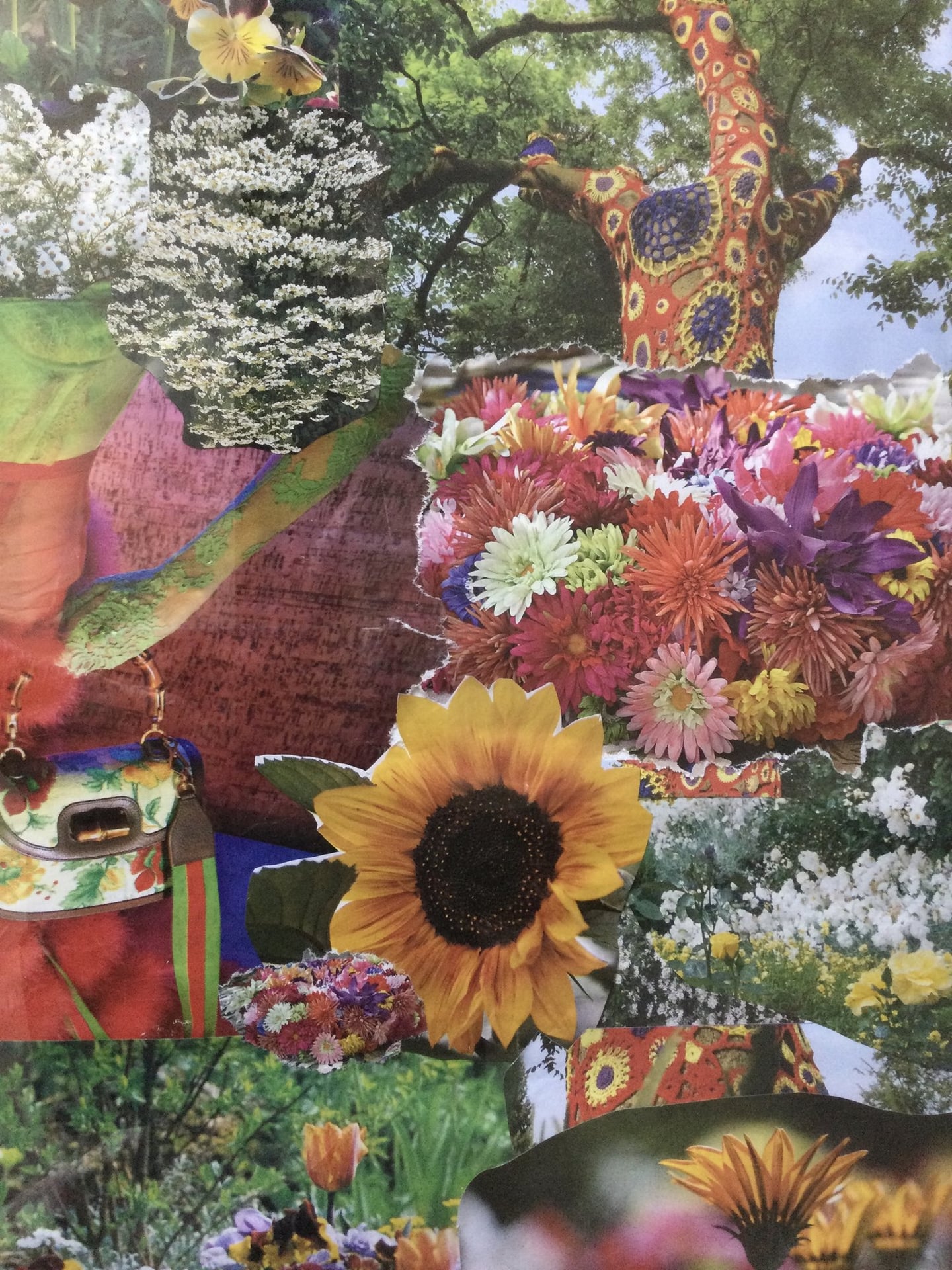 Exposition d'atelier collage