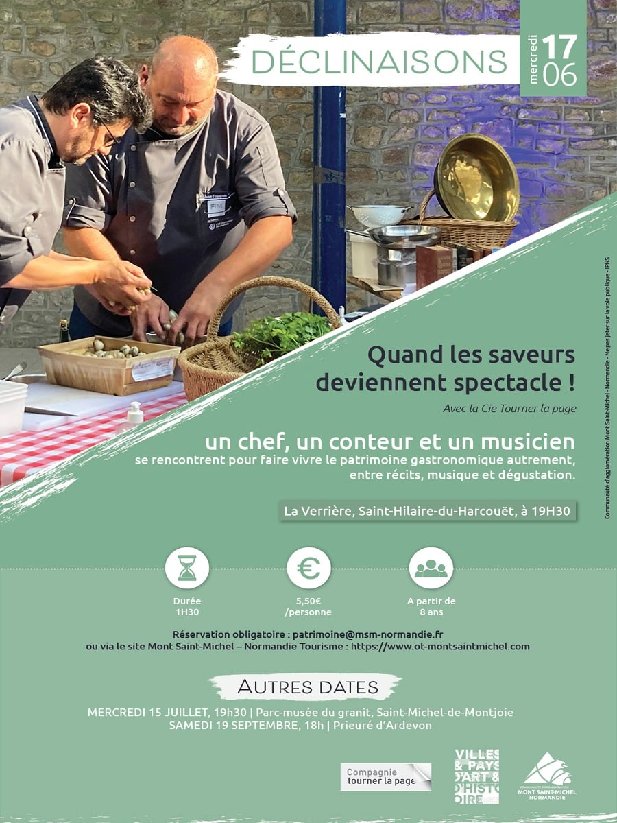 Spectacle Déclinaisons "Quand les saveurs deviennent spectacle"