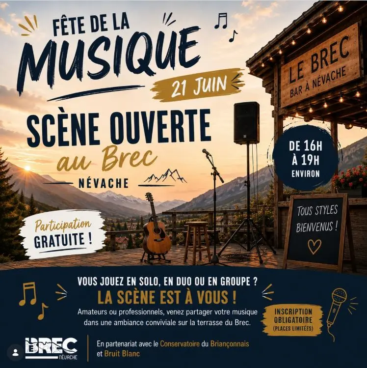 Fête de la Musique : Scène ouverte  au Brec