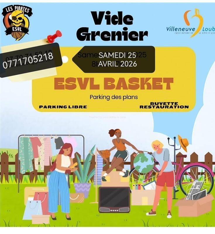 Vide grenier esvl basket