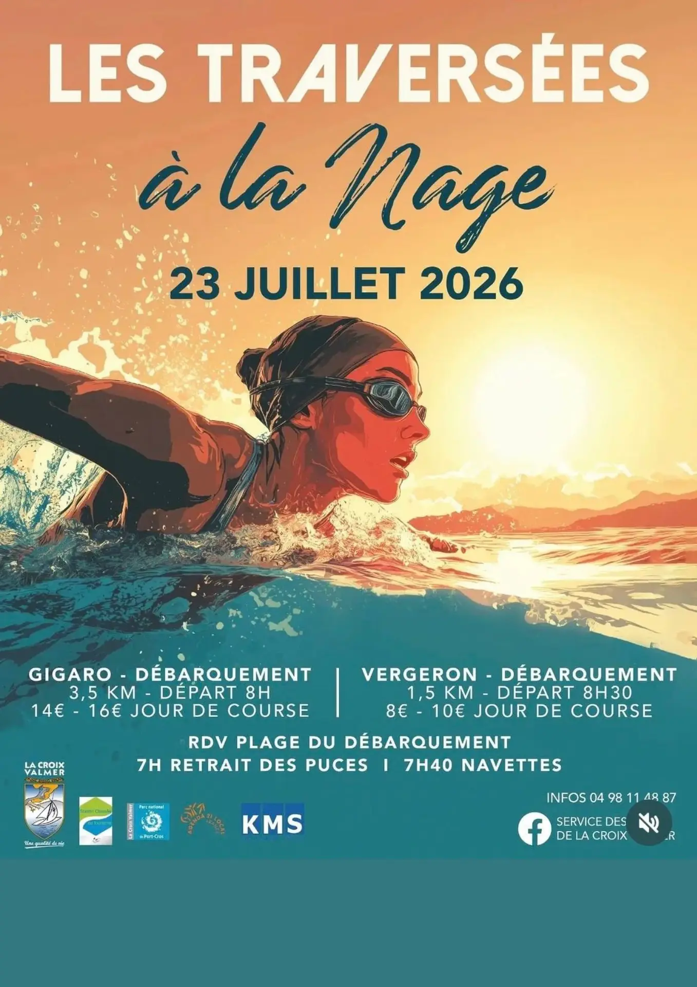 Traversées à la nage