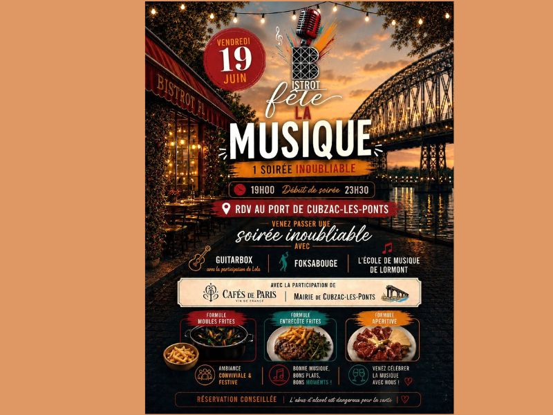 Fête de la musique à Cubzac les Ponts