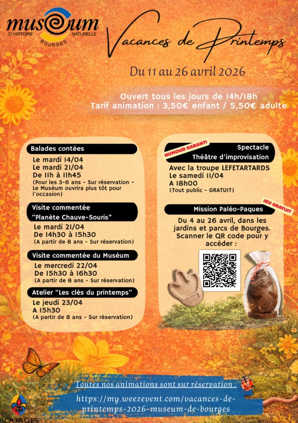 Visite commentée du Muséum d'histoire naturelle