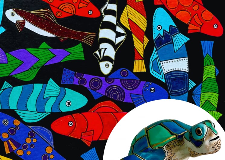 EXPOSITION « LA MER EN FOLIE » DE JOG – CHEZ ARABESQUE