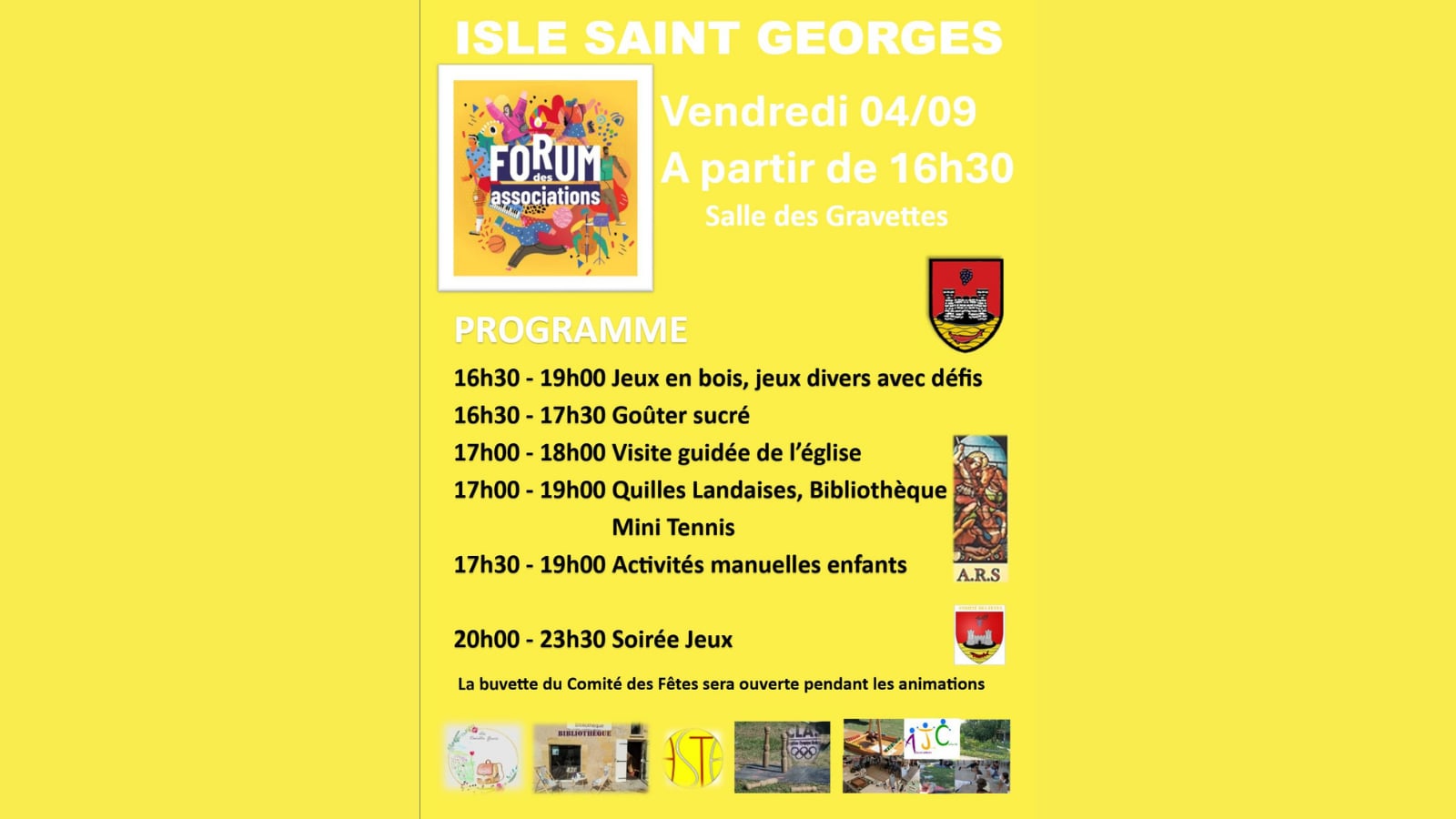 Forum des associations Isles-Saint-Georges