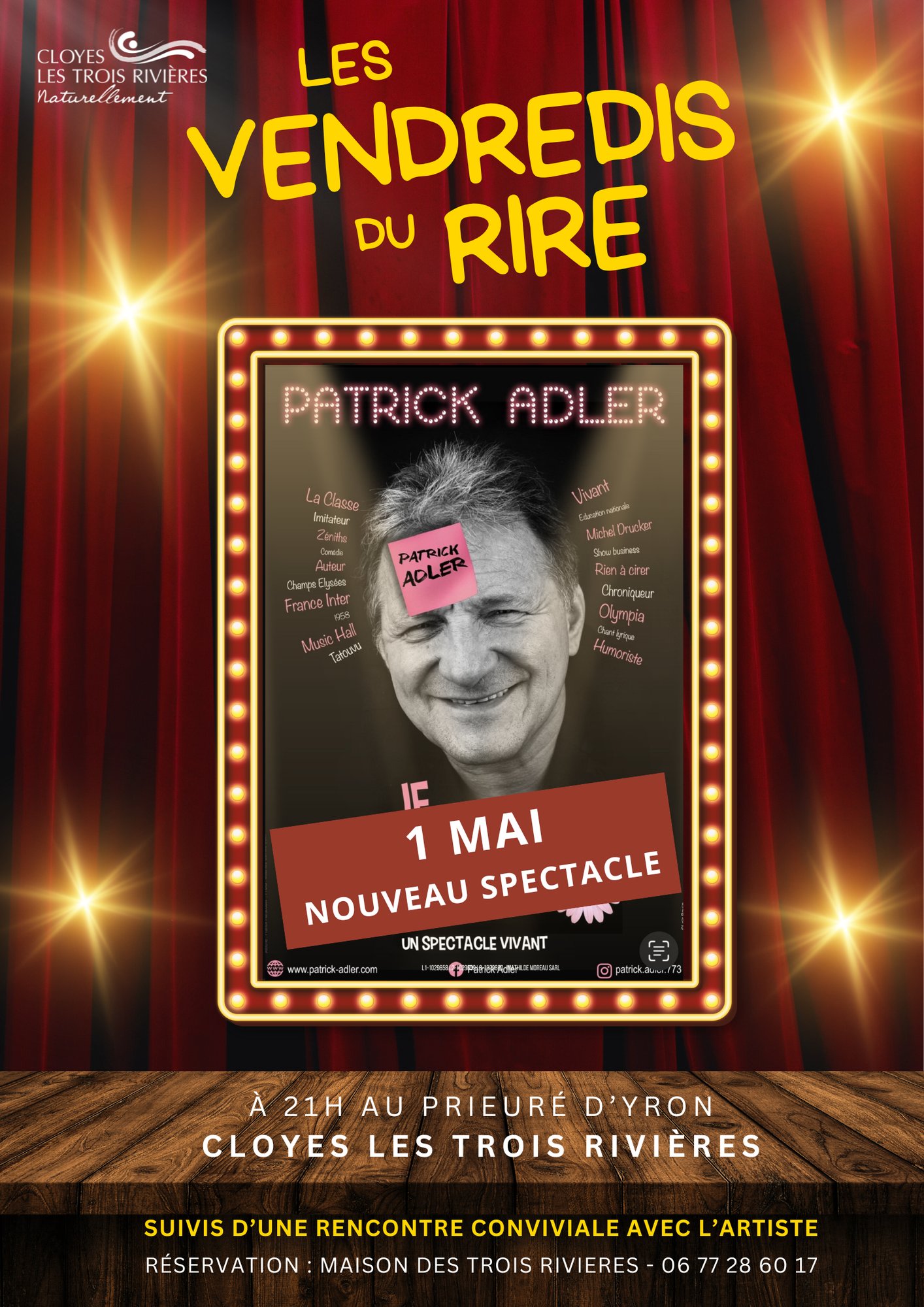 Les vendredis du rire - Patrick Adler
