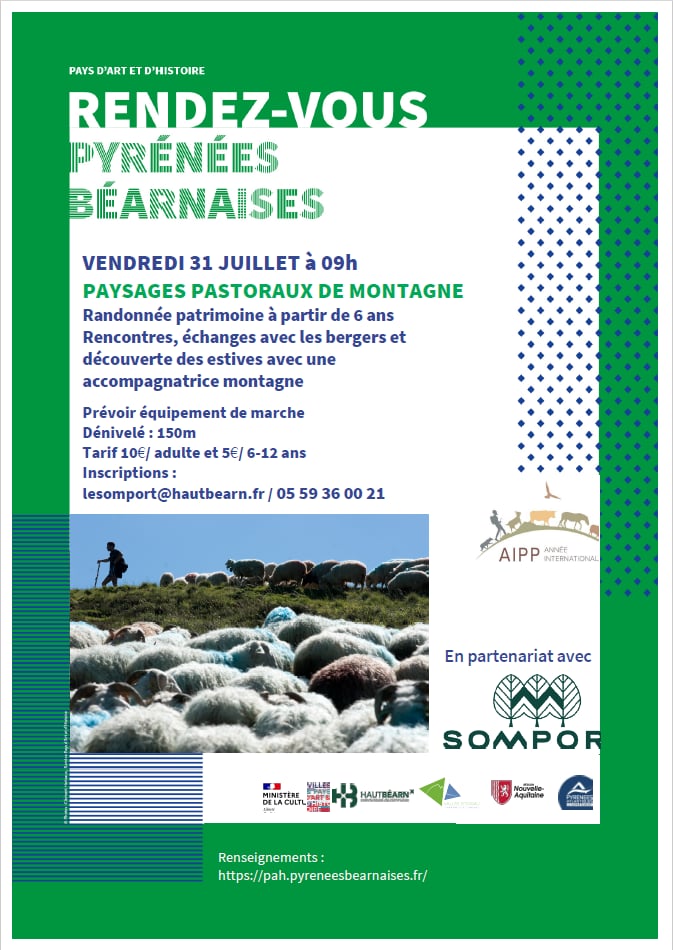 Rendez-vous en Pyrénées béarnaises : paysages pastoraux de montagne