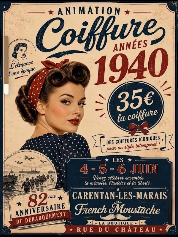 Coiffure années 40